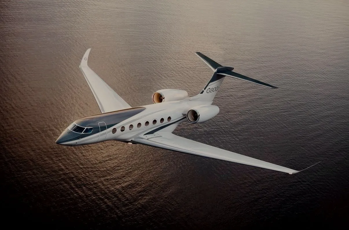 Corporate concierge concierge service card with luxury travel scene